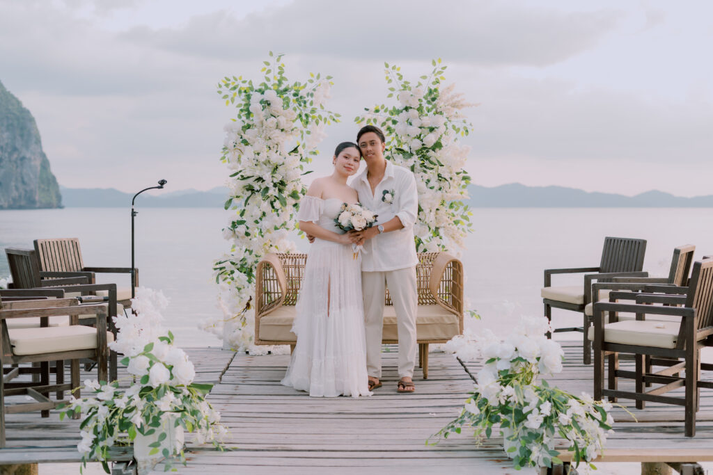 Destination wedding in El Nido