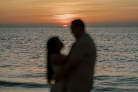 Sunset couple portrait, El Nido, Palawan — Aubrey Stills Studio